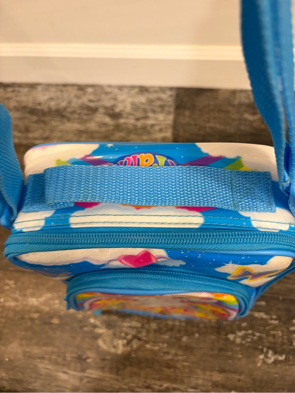 Vintage 90’s NOS RARE Lisa Frank CHRISSY ANGEL KITTY Lunch Box like NEW - Picture 9 of 15